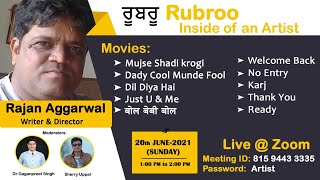 Rubroo- Inside of an Artist with Rajan Aggarwal (Writer and director)sherry uppal New videos