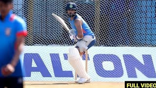 Virat Kohli started net practice at Nagpur before Ind vs Aus 1st Test, Team India practice session