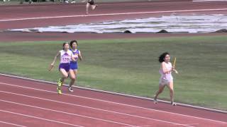 20160423群馬リレーカーニバル 女子1600R予選1組