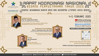 Rapat Koordinasi Nasional Bidang Perpustakaan Tahun 2025