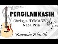 Pergilah Kasih - D'masiv/chrisye | Karaoke Akustik Male