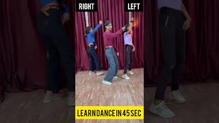 Learn dance in 45 sec | Tujhe chaand ke bahane dekhu | dance cover | #shorts #ytshort