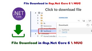 File Download in Asp.Net Core 6 / MVC | Asp.net Core Return File From MemoryStream