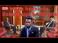 Qodobada lagaga hadlayo Wada hadallada Somaliland iyo Somalia.