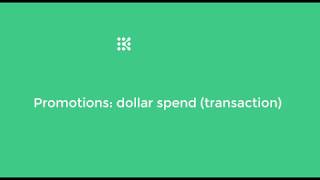 Dollar spend (transaction) promotion in KRISP