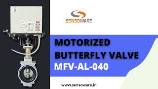 Motorized Butterfly Valve - Aluminium Die Cast Body - 40mm | Motorized Valve Actuator