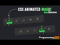 Animated Navigation Menu Indicator using Html CSS & JavaScript | Magic Indicator