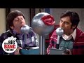 Howard and Raj Kiss...Through the Internet | The Big Bang Theory