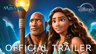 MOANA Live Action - Official Trailer (2024) Dwayne Johnson, Zendaya | Disney+ #disney