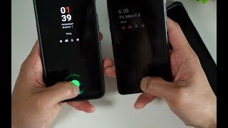 Galaxy S10 Plus Vs. Oneplus 6t In-display Fingerprint Speed Test!