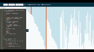 A sorting visualizer where you can edit the algorithms using reactjs