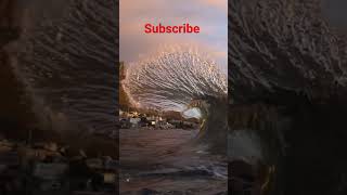 Raging sea waves பொங்கும் கடல் அலைகள்  #subscribe #shortsfeed #shortvideo ##status #super #amazing