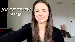 ASMR Job Interview Roleplay 👩‍💼👨‍💻 (Soft-Spoken, Typing Sounds)