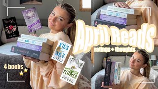 My April reading wrap-up! 💐🌦️📚