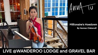 LIVE @Wanderoo Lodge \u0026 Gravel Bar with AVIVA TU on violin