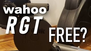 Wahoo RGT. Is it really free?