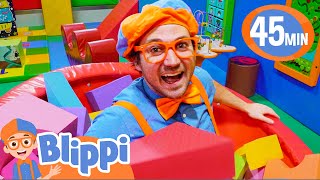 Learn Colors and Draw Shapes with Blippi! | BEST OF BLIPPI TOYS | Educational Videos for Kids