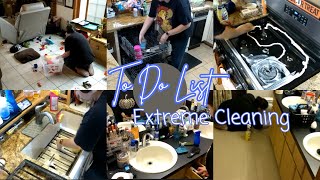 To Do List Clean With Me 📝🧼| Extreme Cleaning Motivation