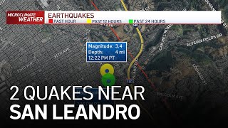 2 Earthquakes Strike Near Same Area in San Leandro