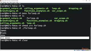 Linux Shell Scripting: Automating Command Line Tasks: Loops – for and while Loops | packtpub.com