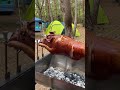 lechon baboy @camping site in japanフィリピン料理　豚の丸焼き