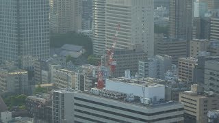 住友不動産御成門タワー（芝公園1丁目ビル計画）の建設状況（2017年5月20日）