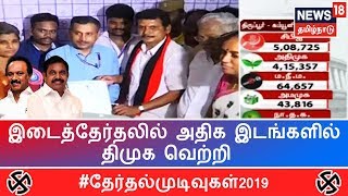 Results 2019: இடைத்தேர்தலில் அதிக இடங்களில் வெற்றி -  ஆட்சி மாற்றத்தை நழுவவிட்ட திமுக