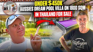 Under $450K! Aussie's Dream Pool Villa on 1800 sqm in Thailand FOR SALE