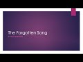 The Forgotten Song  🕊  A Course In Miracles Music by Resta Burnham