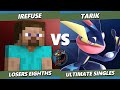 Valhalla IV Top 8 - iRefuse (Steve) Vs. Tarik (Greninja) Smash Ultimate - SSBU