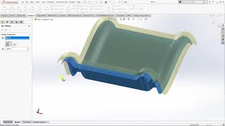 3D Swept Surface in SolidWorks