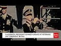 flashback president kennedy speaks at veterans day ceremony in 1963