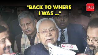 Nitish Kumar's First Reaction after Taking Oath as Bihar CM Again, returning to NDA | Bihar Politics