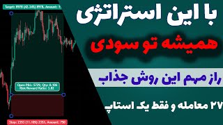 استراتژی معاملاتی قدرتمند با دو اندیکاتور| وین ریت 95 درصدی این استراتژی