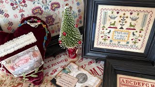 Flosstube #397 - Mary Ann Groom and a look at two antique samplers