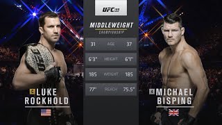 LUKE ROCKHOLD vs MICHAEL BISPING | UFC | MMA