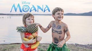MOANA "You're Welcome" Real Life Maui -- Martin at 7 years old