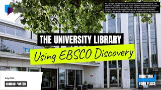 Using EBSCO Discovery