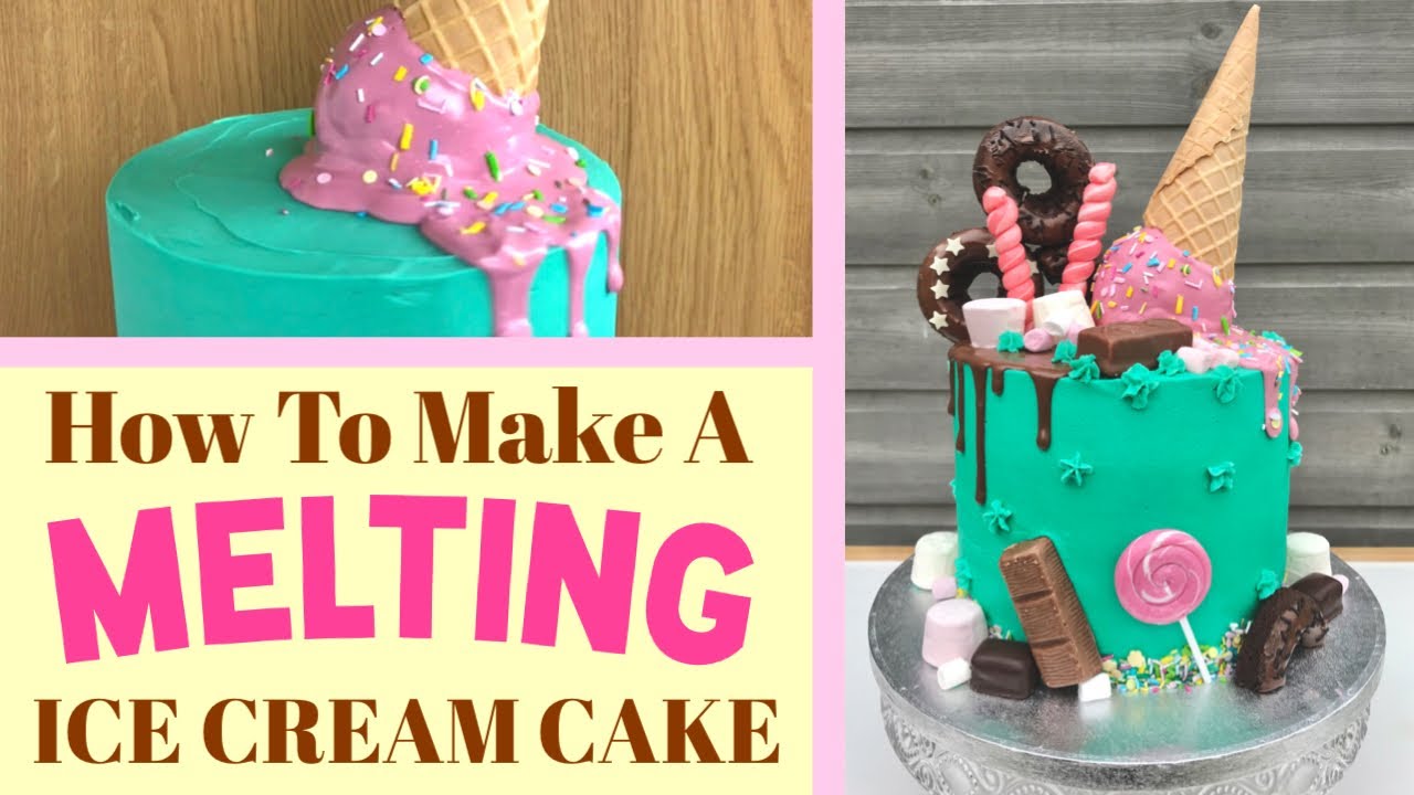Ice Cream Cone Cake Tutorial Ice Cream Cone Cake Tutorial American
