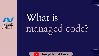 What is managed code in .NET |  .NET fundamentals | .NET interview question