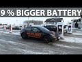 Tesla Model 3 SR+ 60 kWh winter range test