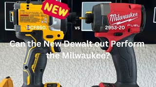 Can the New Dewalt DCF860 out Perform Milwaukee 2953-20 Impact. #powertools #dewalt #milwaukee