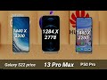 Samsung Galaxy S21 Ultra 5G VsHuawei P50 Pro Vs iPhone 12 Pro Max #shorts #tiktok