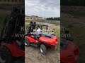 demonstration of mountain forklift and four wheel drive multifunctional forklift forklift 4x4