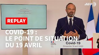 REPLAY - Covid-19: le point de situation du 19 avril