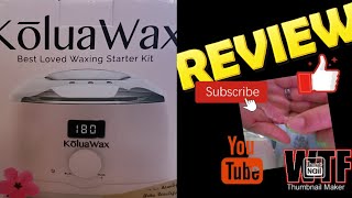 AMAZON REVIEW| Waxing @ HOME | Featuring:  KoluaWax