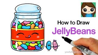 How to Draw Jelly Beans Easy and Cute