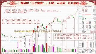 量学白马密探第4期之14：黄金柱的实战解读