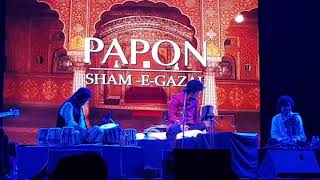 Sham-e gazal with PAPON | Tum itna jo muskura rahe ho