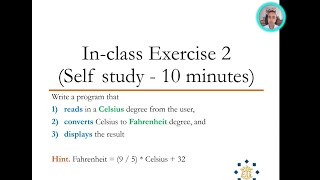 Lecture 2.2 (Elementary Programming)